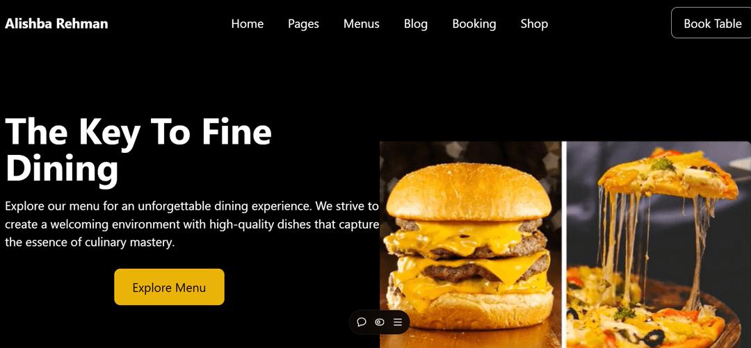Burger Web Project